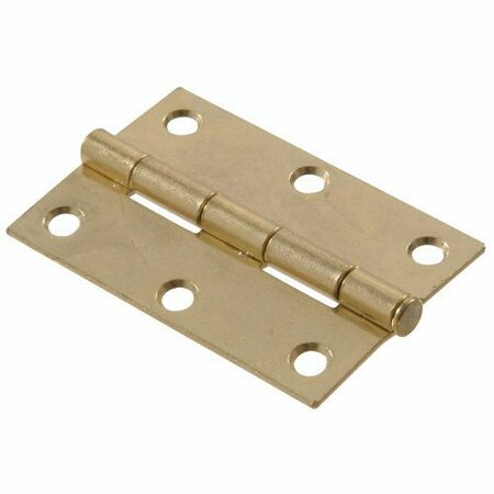 HILLMAN 3 BRASS PLATED NARROW HINGE 852589